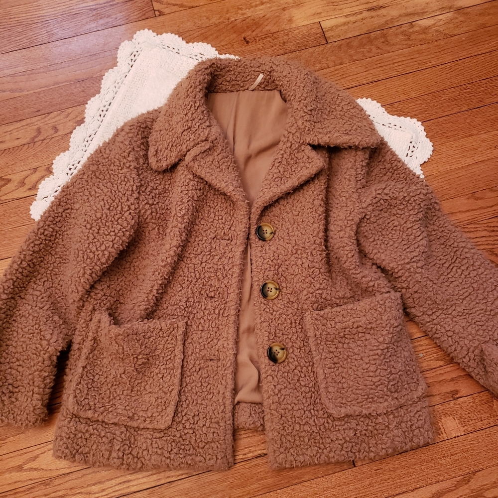 Free People Cozy Teddy Coat